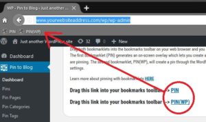 Pin-to-Blog-Wordpress-Plugin-Bookmarklets